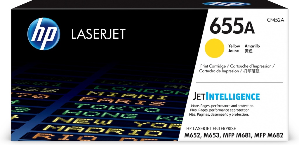 [120025441142] HP Originele 655A gele LaserJet tonercartridge