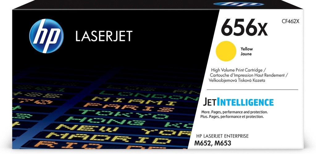 [120025441146] HP 656X originele high-capacity gele LaserJet tonercartridge