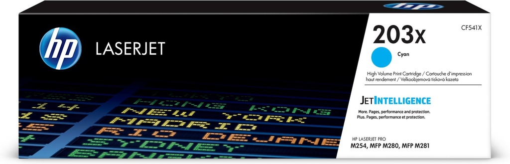 HP Originele 203X high-capacity cyaan LaserJet tonercartridge