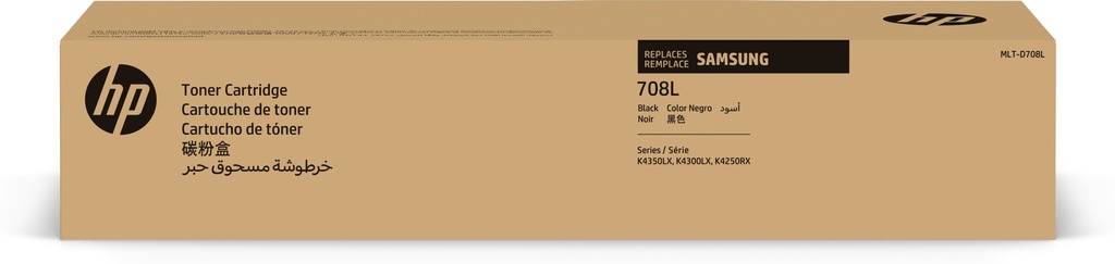 Samsung MLT-D708L zwarte tonercartridge met een hoge capaciteit