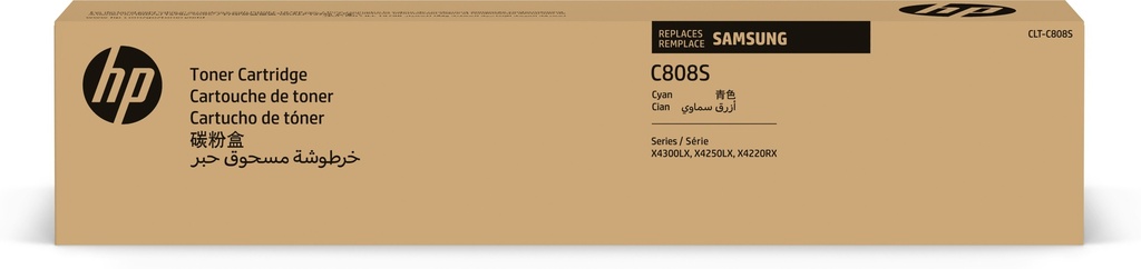 [120025441320] Samsung CLT-C808S cyaan tonercartridge
