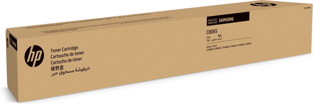 [120025441352] Samsung CLT-C806S cyaan tonercartridge