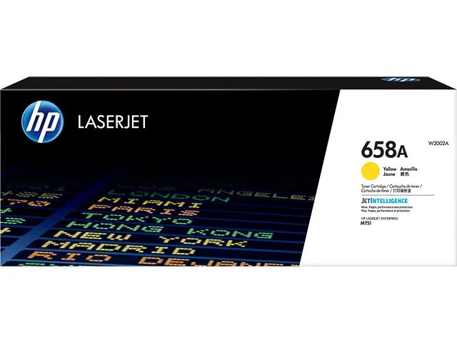 [120025441435] HP 658A originele gele LaserJet tonercartridge