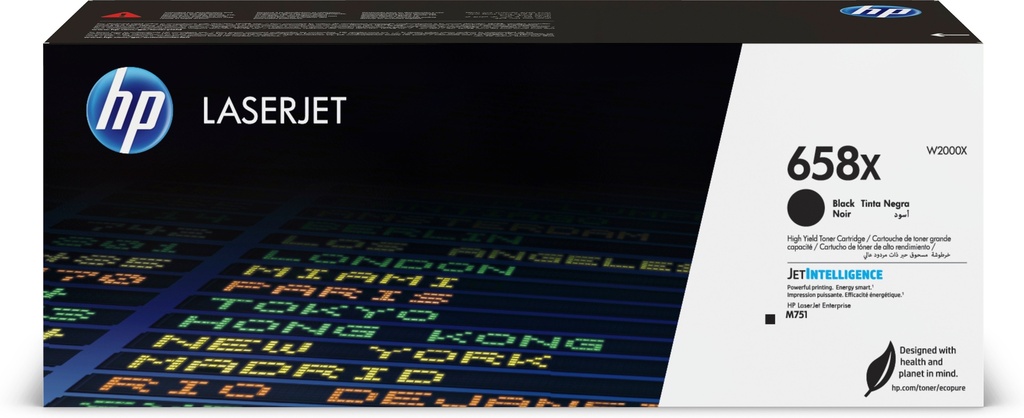 [120025441436] HP 658X originele high-capacity zwarte LaserJet tonercartridge