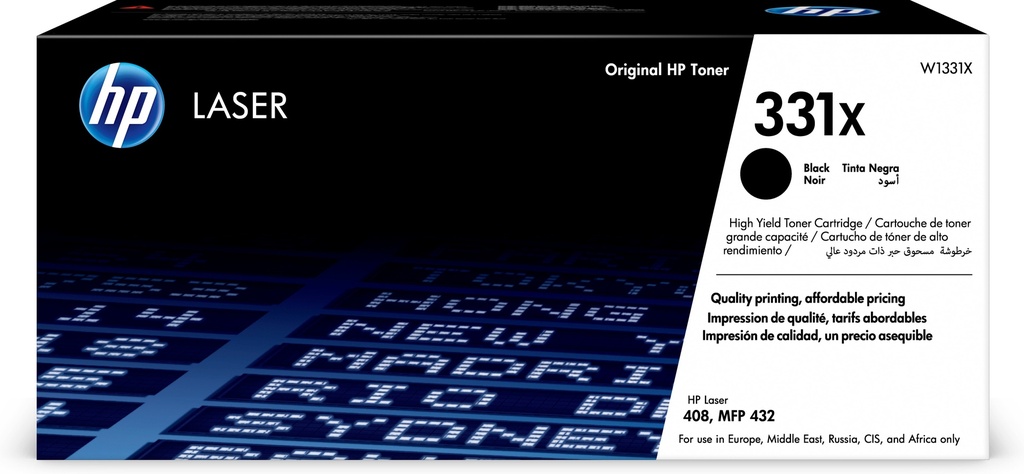 [120025441643] HP 331X originele high-capacity zwarte tonercartridge voor laserprinter