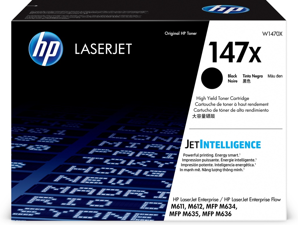 [120025441646] HP LaserJet 147X originele high-capacity zwarte tonercartridge