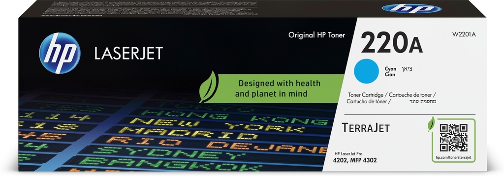 [120025441740] HP 220A originele LaserJet-tonercartridge, cyaan