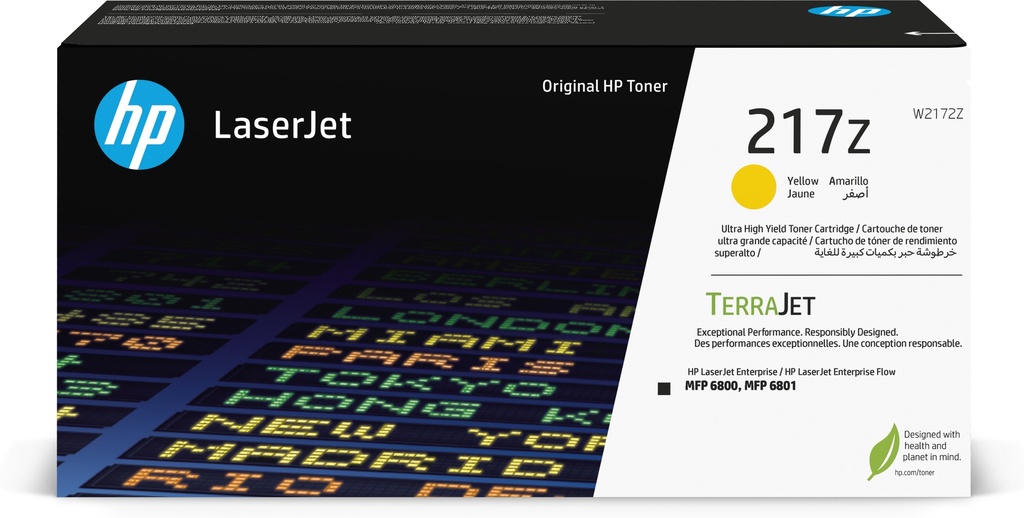 HP 217Z originele ultra high-capacity LaserJet-tonercartridge, geel