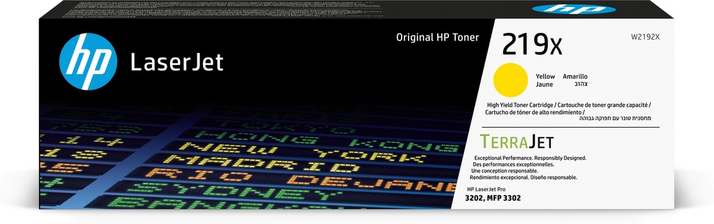 [120025441853] HP 219X originele high-capacity gele LaserJet-tonercartridge