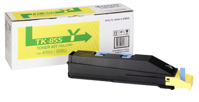 [120033440664] KYOCERA TK-855Y tonercartridge 1 stuk(s) Origineel Geel