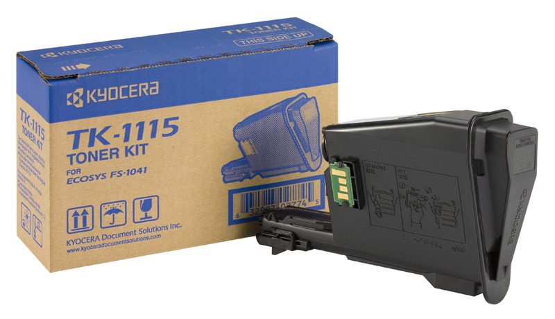 [120033442496] KYOCERA TK-1115 tonercartridge 1 stuk(s) Origineel Zwart
