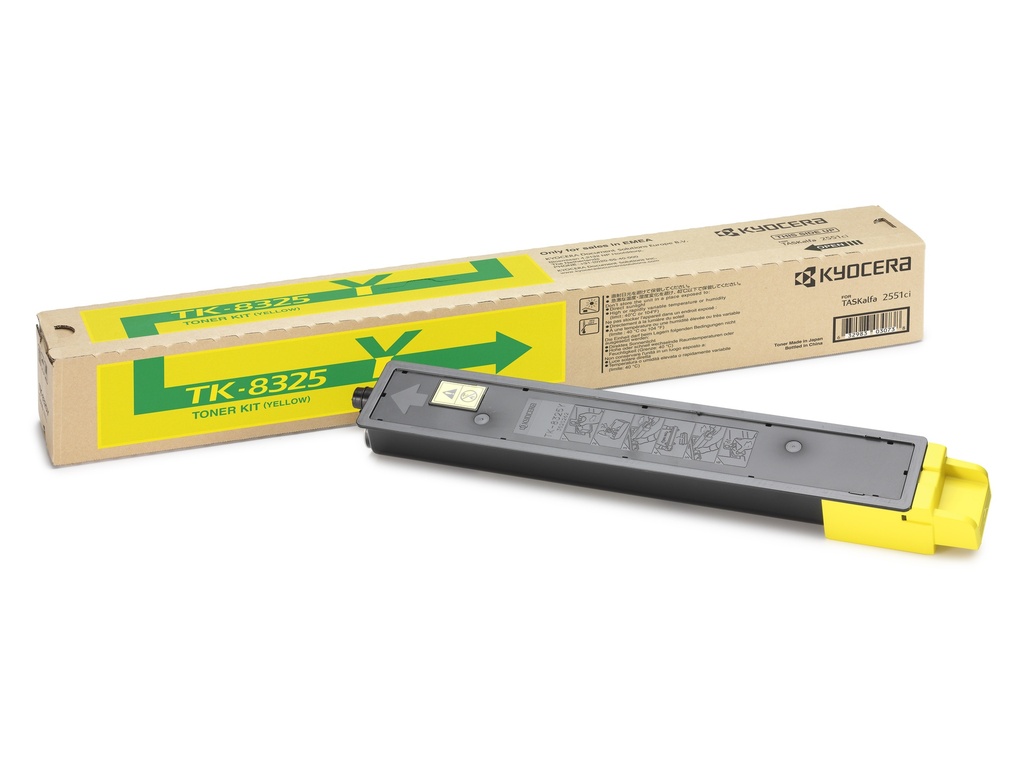[120033442654] KYOCERA TK-8325Y tonercartridge 1 stuk(s) Origineel Geel