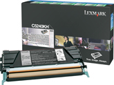 [120035440233] Lexmark C524, C534 8K zwarte retourpr. tonercartr.