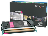 [120035440285] Lexmark C534 7K magenta retourprogramma tonercartr.