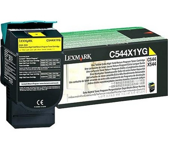 [120035440371] Lexmark C544, C546, X544, X546 4K gele retourpr. cartr.