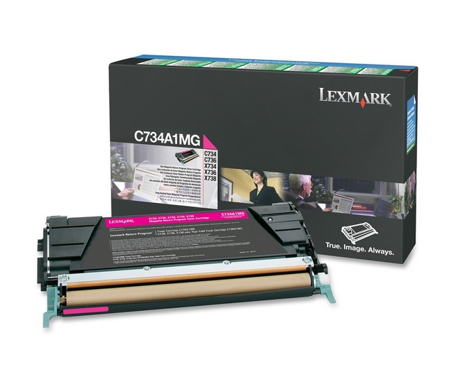 Lexmark C73x, X73x 6K magenta retourprogr. tonercartr.