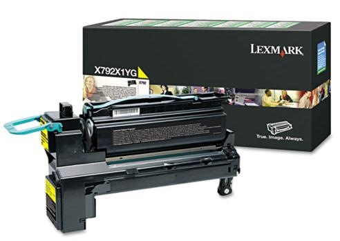 [120035440494] Lexmark X792X1YG tonercartridge 1 stuk(s) Origineel Geel