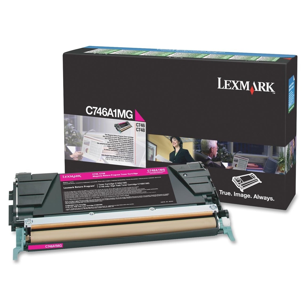 Lexmark C746A1MG tonercartridge 1 stuk(s) Origineel Magenta