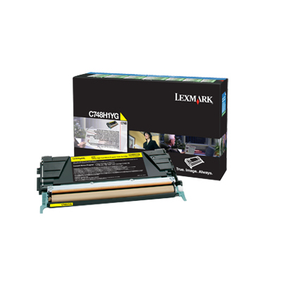 [120035440600] Lexmark C748H1YG tonercartridge 1 stuk(s) Origineel Geel