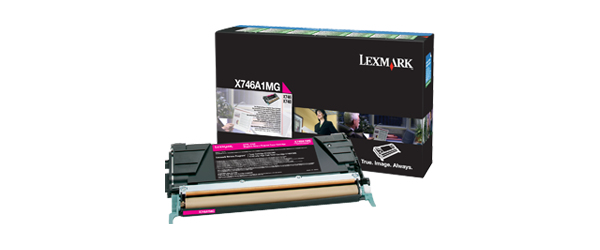 Lexmark X746A1MG tonercartridge 1 stuk(s) Origineel Magenta