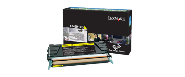 [120035440607] Lexmark X748H1YG tonercartridge 1 stuk(s) Origineel Geel