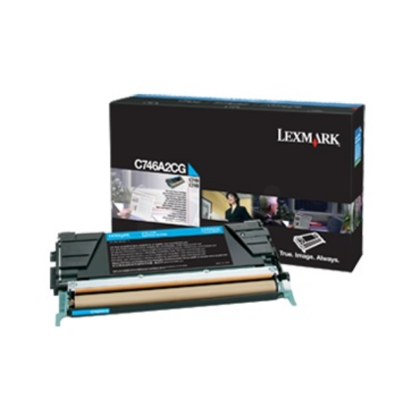Lexmark C746A3CG tonercartridge 1 stuk(s) Origineel Cyaan