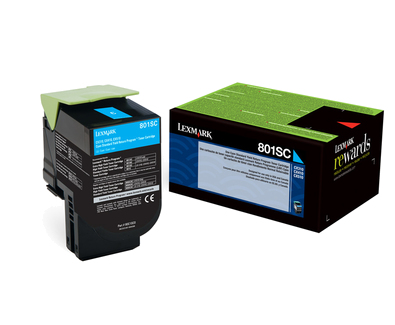 Lexmark 802SC tonercartridge 1 stuk(s) Origineel Cyaan