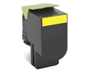 Lexmark 802SY tonercartridge 1 stuk(s) Origineel Geel