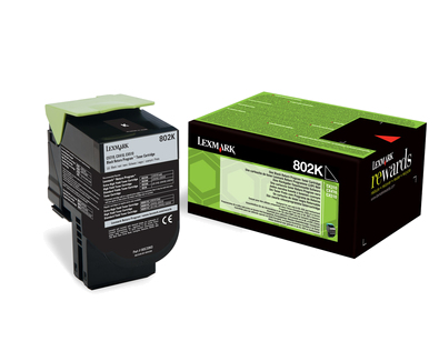 [120035440676] Lexmark 802K tonercartridge 1 stuk(s) Origineel Zwart