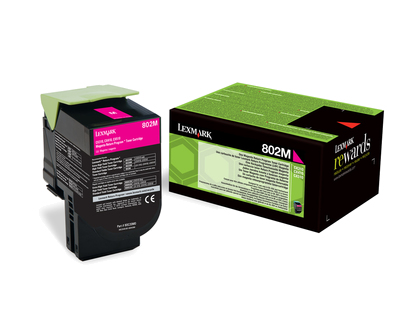 [120035440678] Lexmark 802M tonercartridge 1 stuk(s) Origineel Magenta