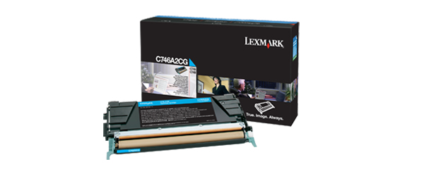 [120035440813] Lexmark C746A2CG tonercartridge 1 stuk(s) Origineel Cyaan