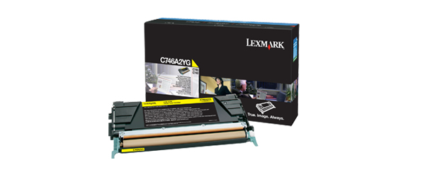 Lexmark C746A2YG tonercartridge 1 stuk(s) Origineel Geel