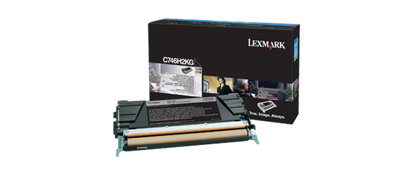 Lexmark C746H2KG tonercartridge 1 stuk(s) Origineel Zwart