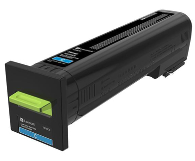 Lexmark 72K2XCE tonercartridge 1 stuk(s) Origineel Cyaan