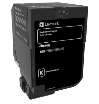 [120035440924] Lexmark 74C20K0 tonercartridge 1 stuk(s) Origineel Zwart