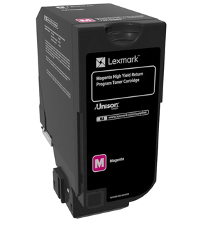 Lexmark 74C2HM0 tonercartridge 1 stuk(s) Origineel Magenta