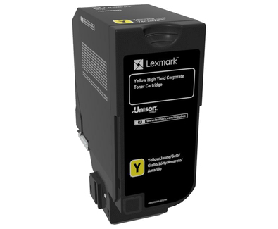 Lexmark 74C2HYE tonercartridge 1 stuk(s) Origineel Geel