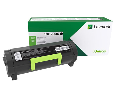 [120035440985] Lexmark 51B2000 tonercartridge Origineel Zwart