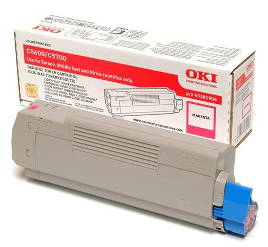 [120044440086] OKI Tonercartridge voor C5600/C5700, Magenta