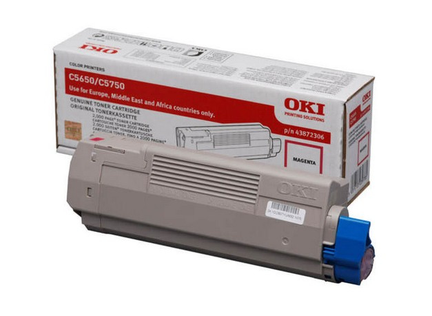 [120044440181] OKI 43872306 tonercartridge 1 stuk(s) Origineel Magenta