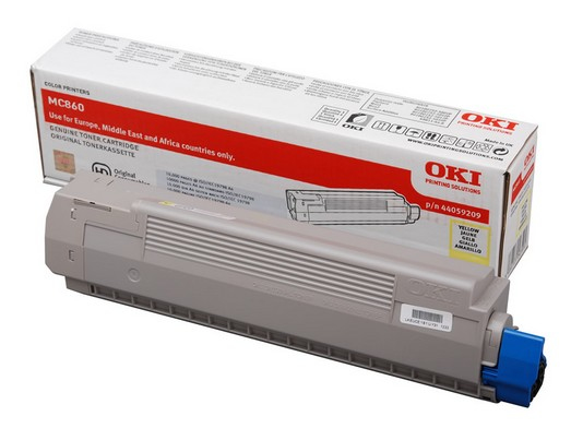 [120044440208] OKI 44059209 tonercartridge 1 stuk(s) Origineel Geel