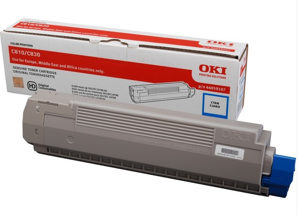 OKI 44059107 tonercartridge 1 stuk(s) Origineel Cyaan