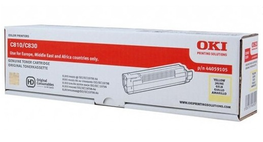 OKI 44059105 tonercartridge 1 stuk(s) Origineel Geel
