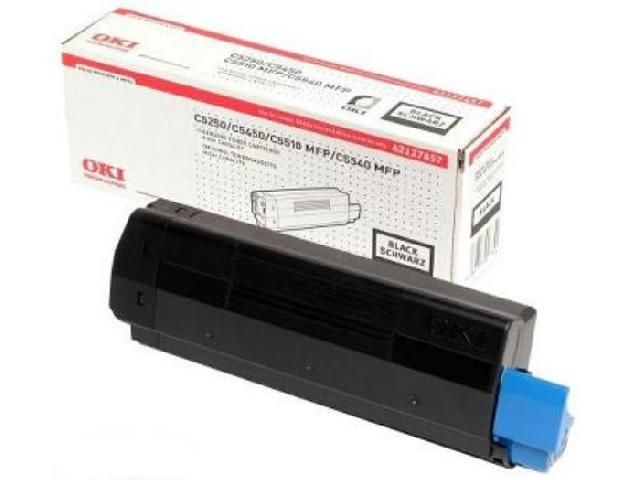 [120044440296] OKI Black Toner Cartridge tonercartridge Origineel Zwart
