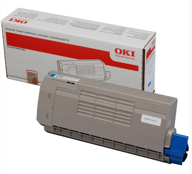 [120044440297] OKI Cyan Toner Cartridge tonercartridge Origineel Cyaan