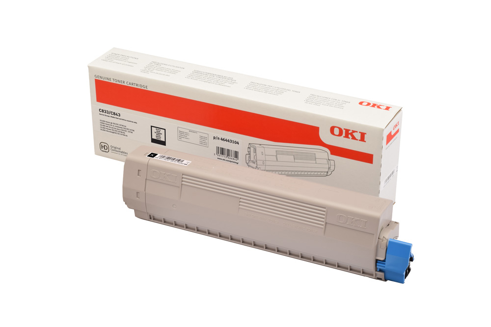 [120044440561] OKI 46443104 tonercartridge 1 stuk(s) Origineel Zwart