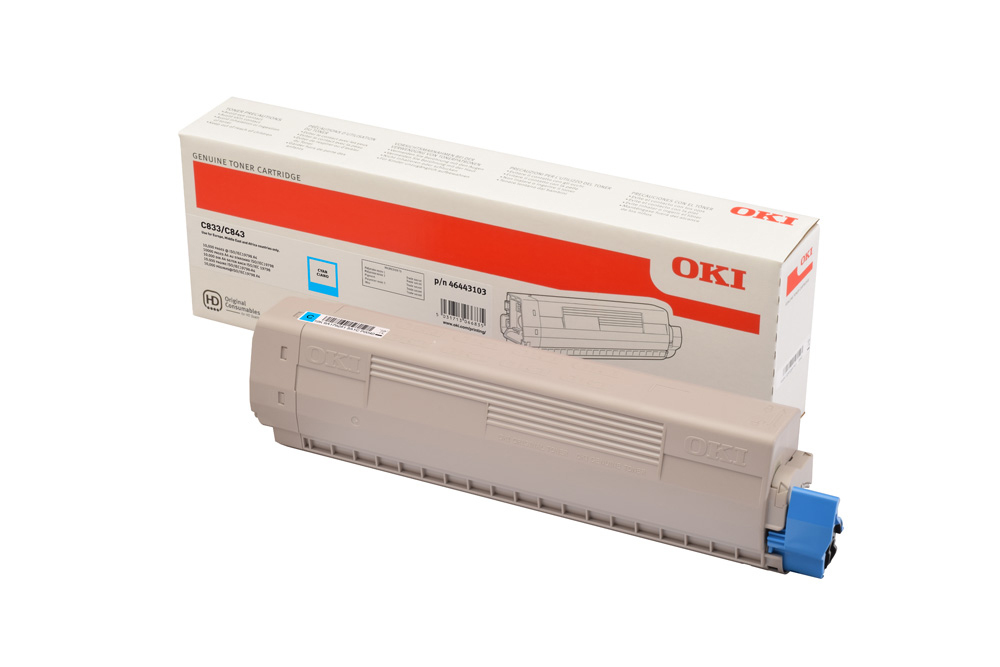 [120044440562] OKI 46443103 tonercartridge 1 stuk(s) Origineel Cyaan
