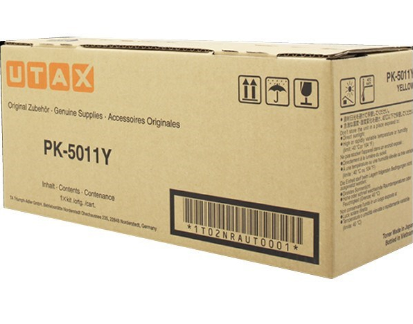 UTAX 1T02NRAUT0 tonercartridge 1 stuk(s) Origineel Geel