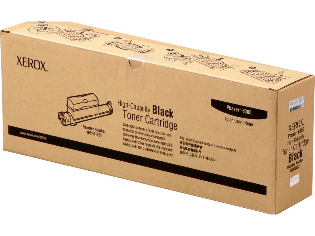 XEROX 106R01221 XEROX Phaser toner black HC