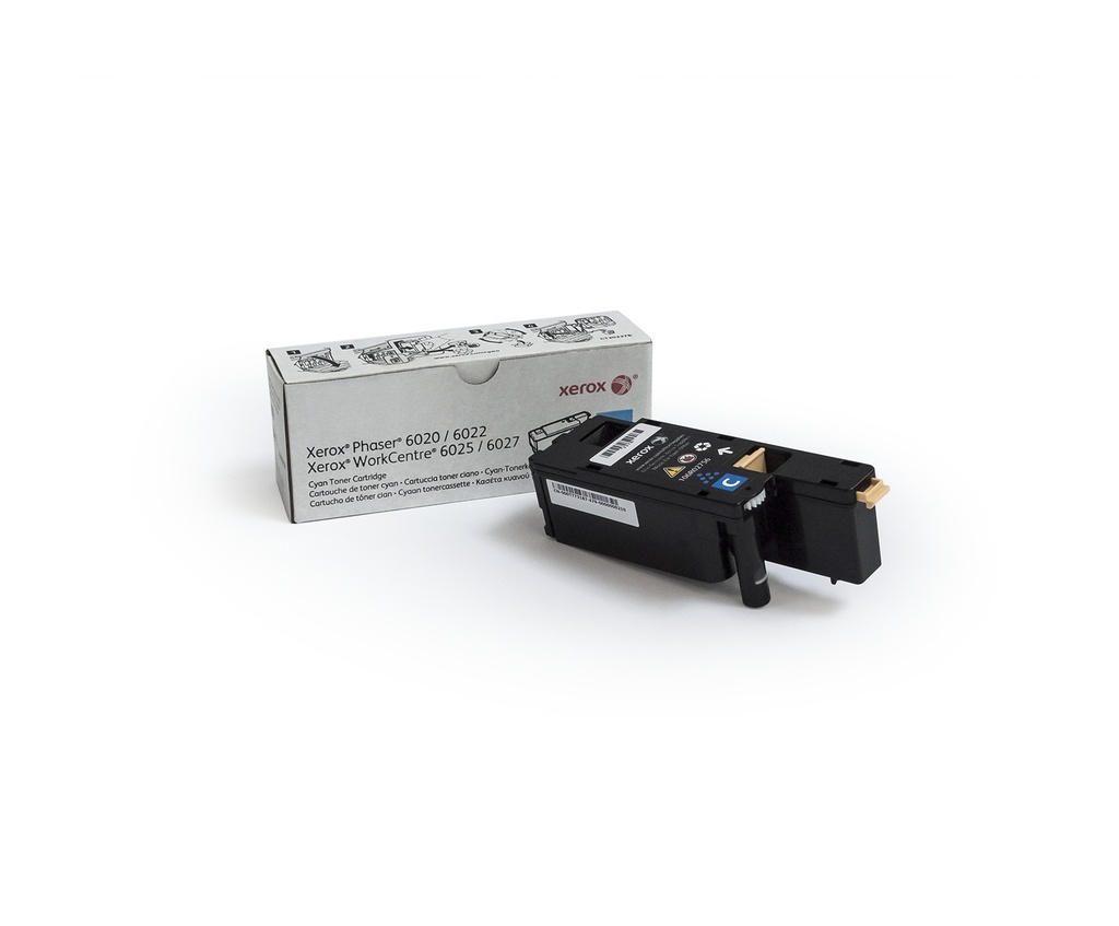 [120077440559] Xerox Phaser 6020/6022 WorkCentre 6025/6027 Standaardcapaciteit tonercartridge cyaan (1.000 pagina's)